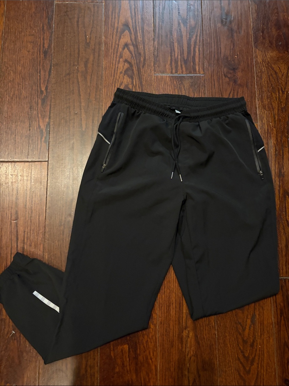 Men's Black Active Jogger Pants - Lightweight Performance